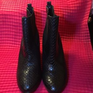 Ecco Black Ankle Boots